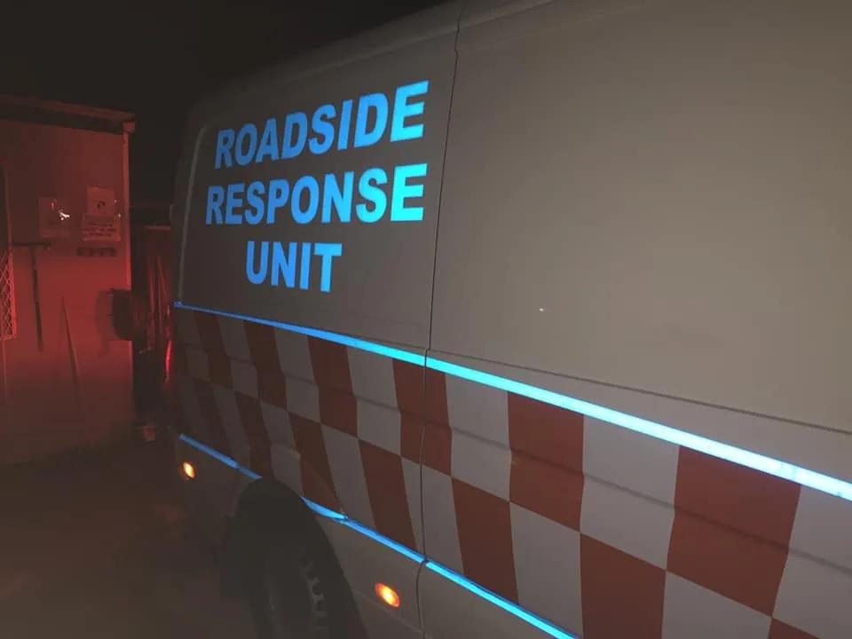 The Skylight Buslines roadside response unit, kept ready to support vehicles on the road